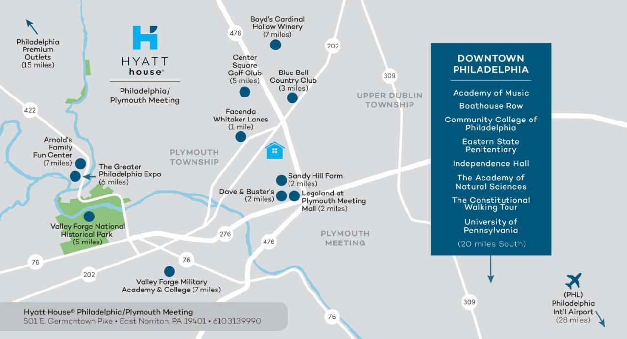 Hyatt House Philadelphia/Plymouth Meeting Hotel East Norriton Eksteriør billede